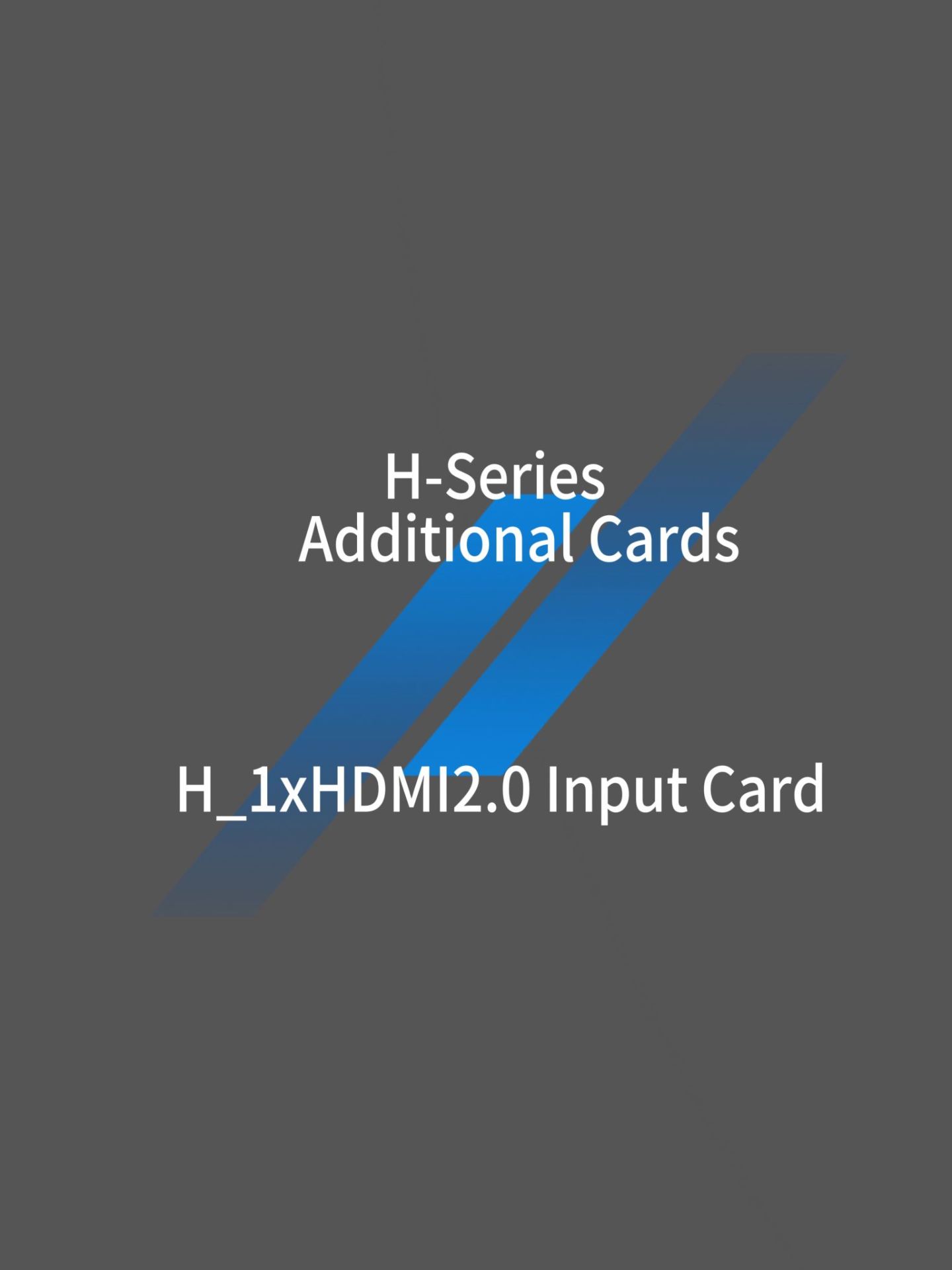 NovaStar H_1xHDMI2.0 Input Card