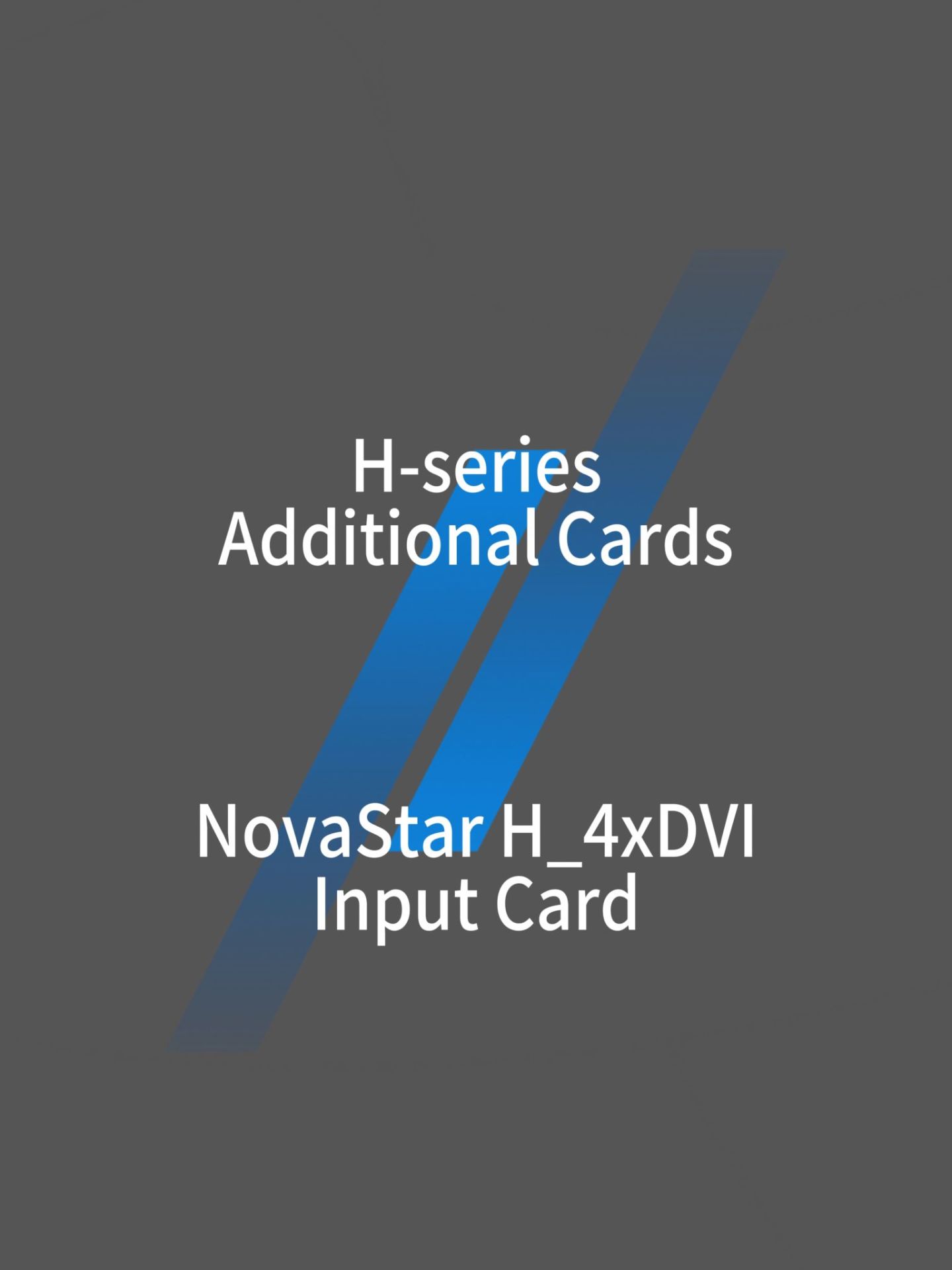 NovaStar H_4xDVI Input Card