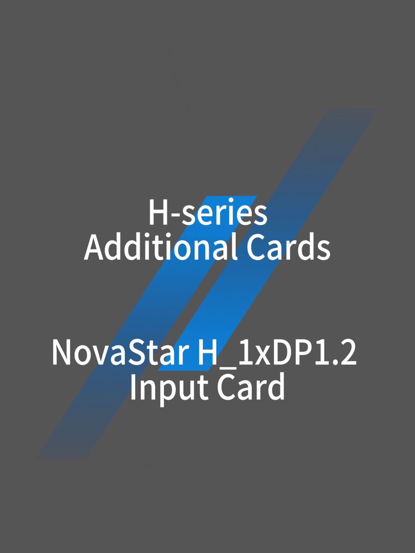 NovaStar H_1xDP1.2 Input Card