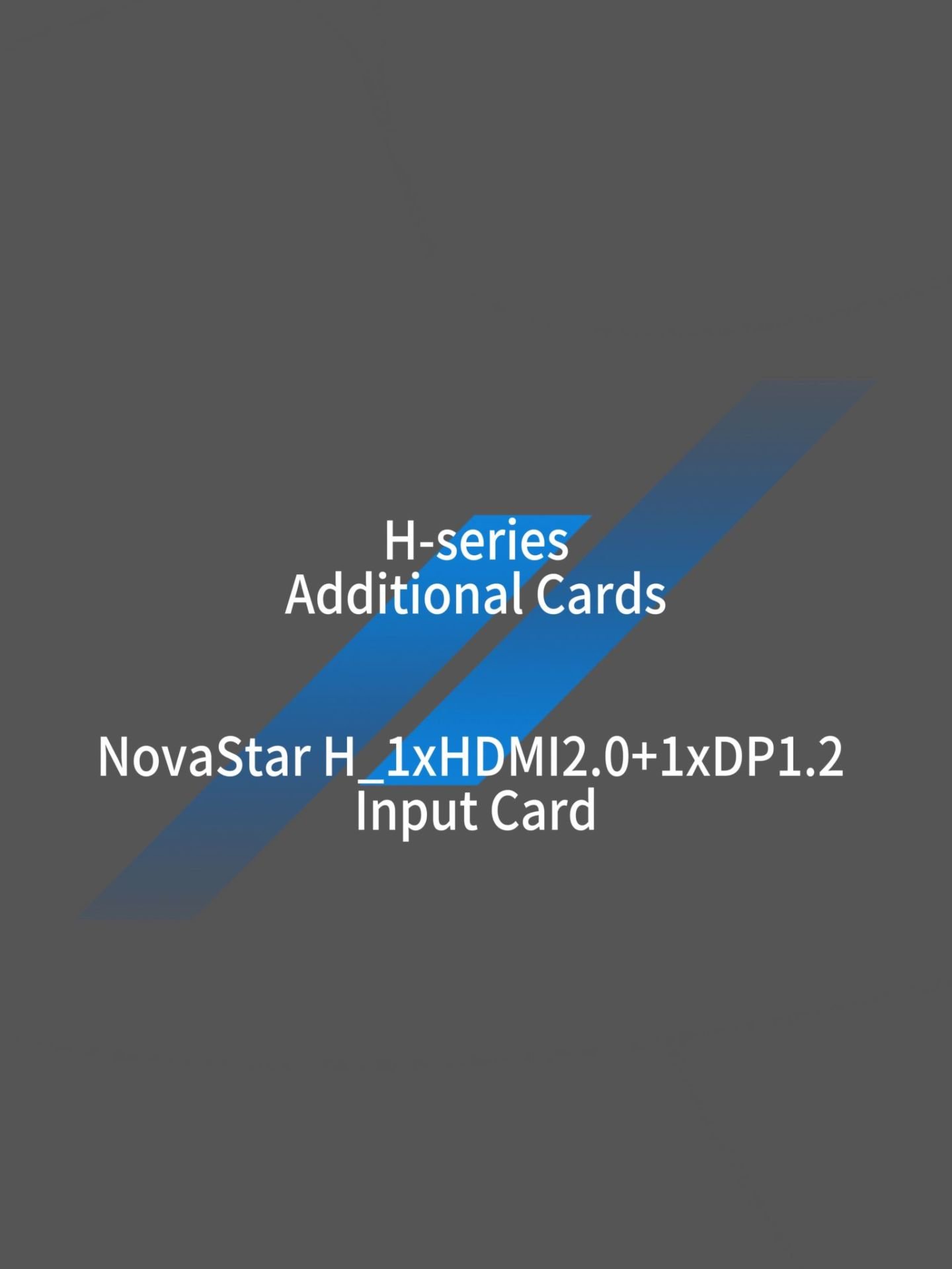 NovaStar H_1xHDMI2.0+1xDP1.2 Input Card