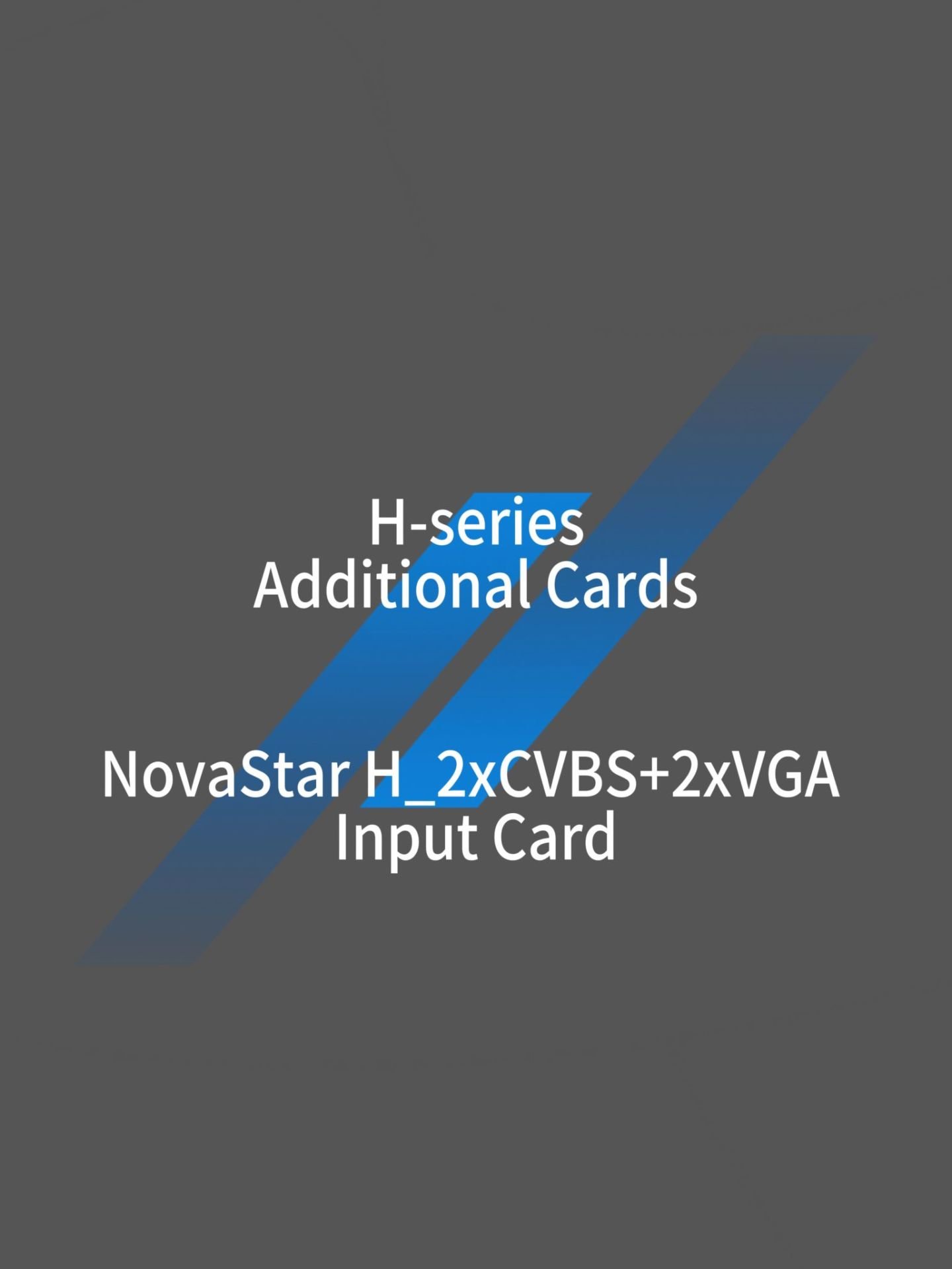 NovaStar H_2xCVBS+2xVGA Input Card