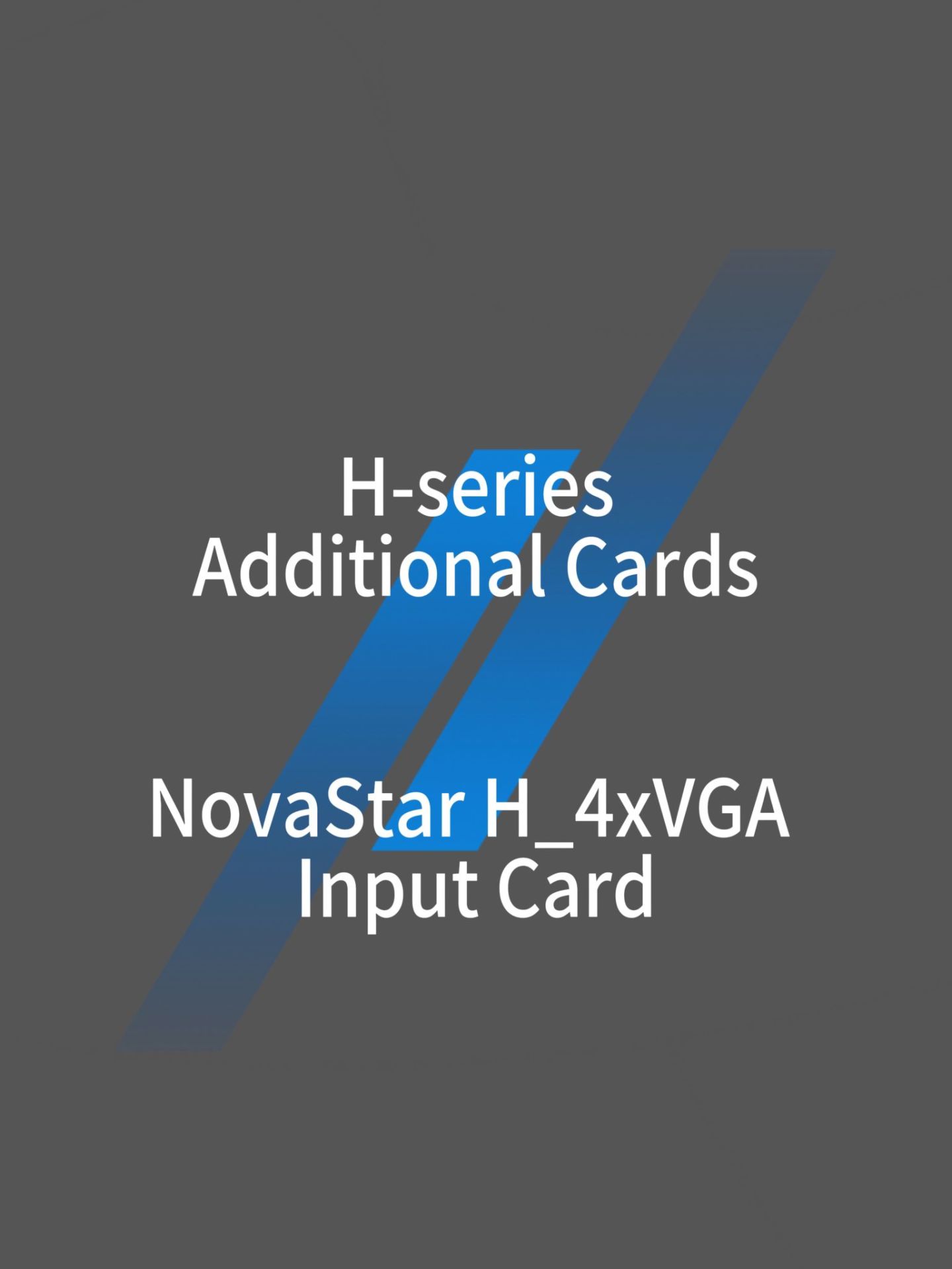 NovaStar H_4xVGA Input Card